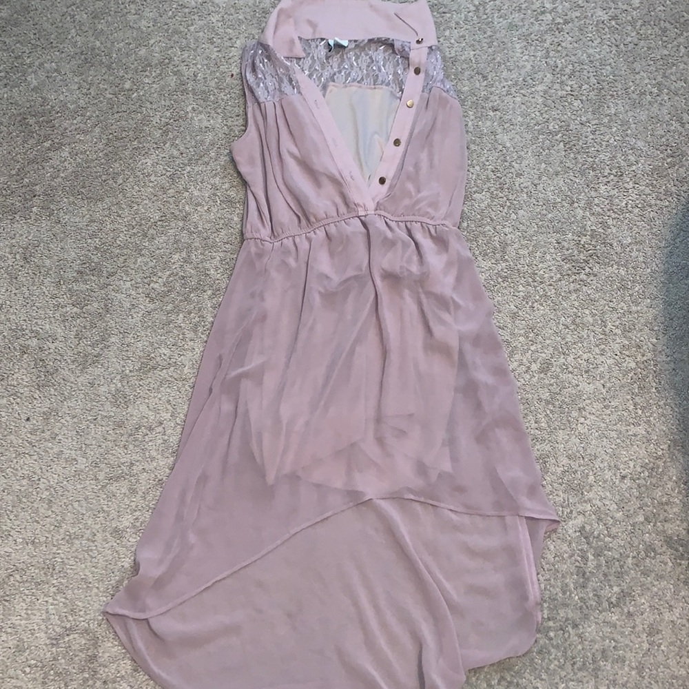 Casual mauve dress